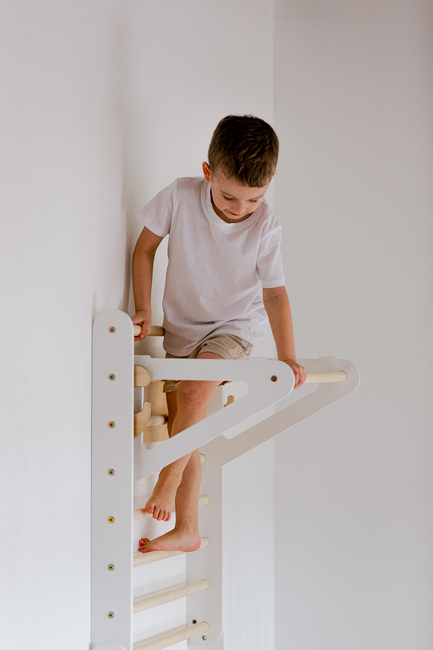 Duck Woodworks Kletterdreieck Wand, Weiß