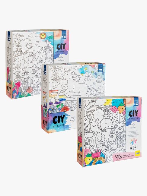 Peliko CIY Puzzle mit Wasserfarben 54 Teile Gemischte Auswahl