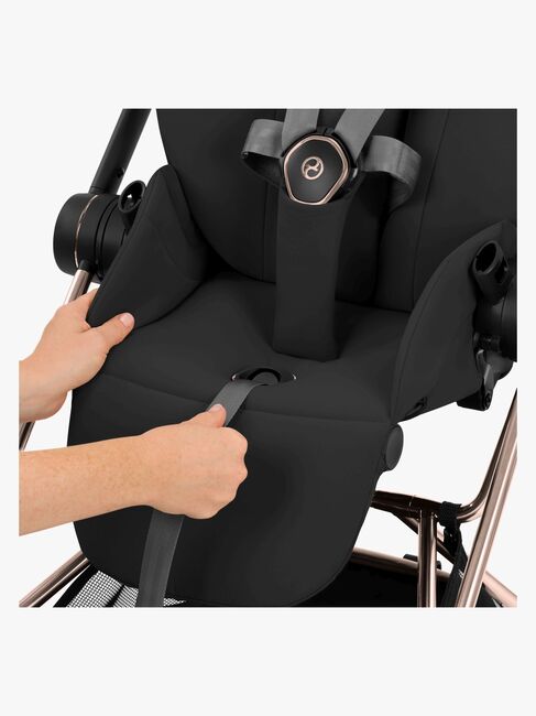 Cybex MIOS Comfort Kombikinderwagen, Matt Black/Sepia Black