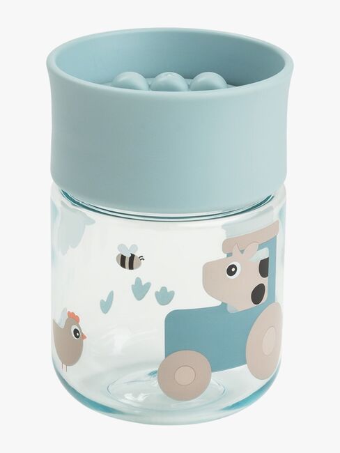 Done By Deer Tiny Farm 360° Becher, Blue