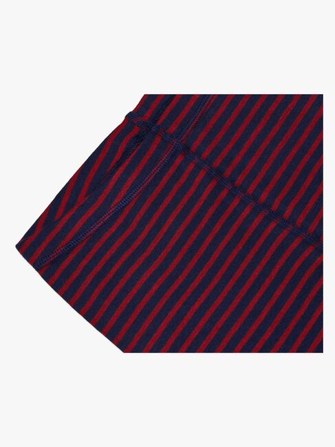 Luca & Lola Toto Lange Unterhose 2er-Pack, Navy/Stripes
