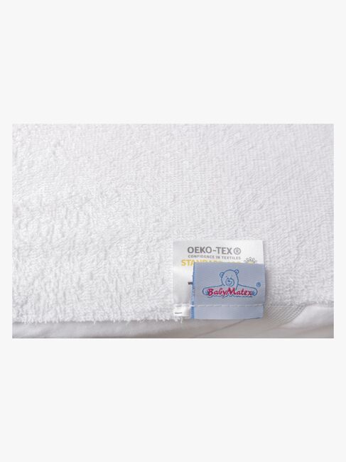 BabyMatex Hygienic Matratzenschoner für Juniorbett 70x140 cm Wasserdicht, Weiß 