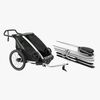 Thule Chariot Lite 1 Fahrradanhänger inkl. Ski- & Wanderset, Agave