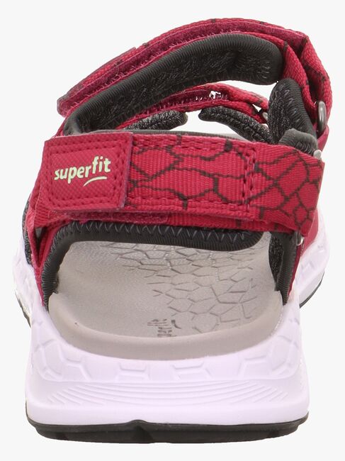 Superfit Criss Cross Sandalen, Rot/Grün