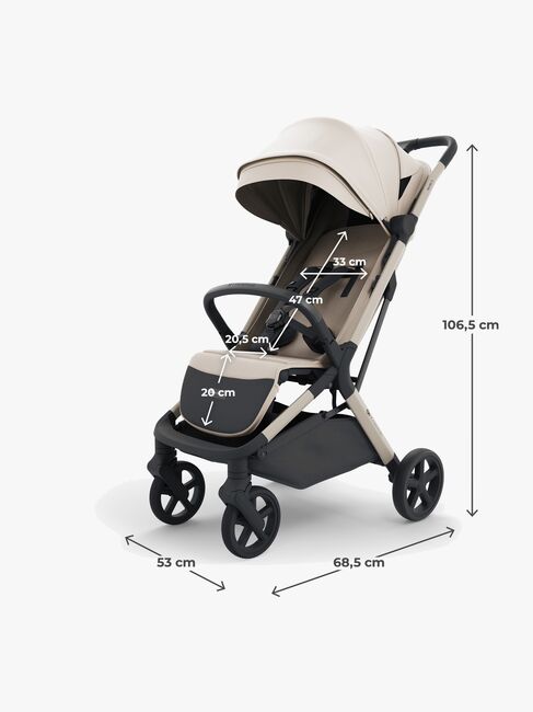 Kinderkraft NUBI 3 Kinderwagen, Sand Beige