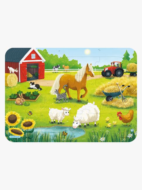 Kärnan Rahmenpuzzle Auf Dem Bauernhof 16 Teile