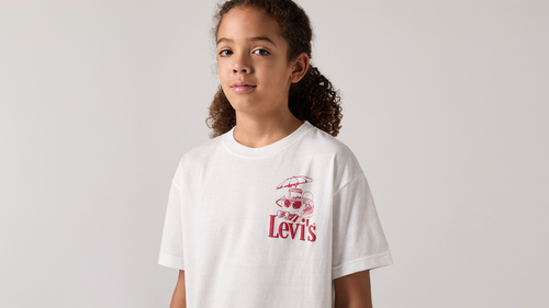 Levi's LVB Burger Meal T-Shirt, Bright White
