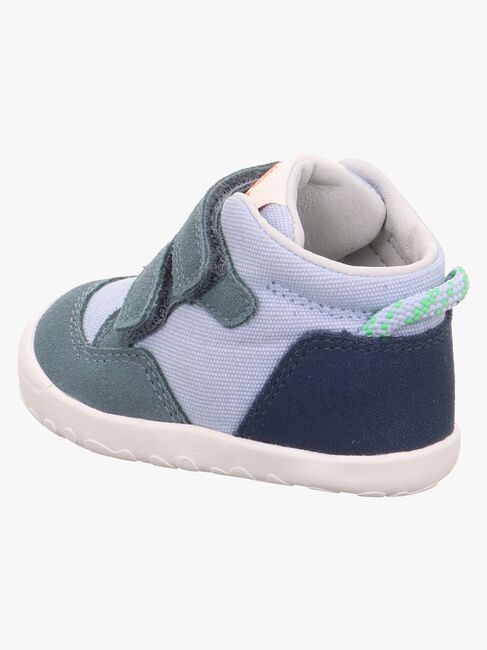 Superfit Flummi Barefoot Sneaker, Blau/Hellgrün