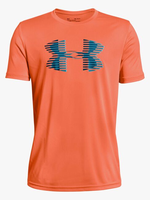 Under armour Tech Big Logo Solid Tee, Magma Orange