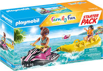 Playmobil 70906 Family Fun Starter Pack Wasserscooter mit Bananenboot