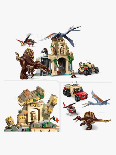 LEGO Jurassic World 76976 Spinosaurier & Quetzalcoatlus: Hubschrauber-Einsatz