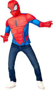 Marvel Spider-Man Kostüm Oberteil mit Maske
