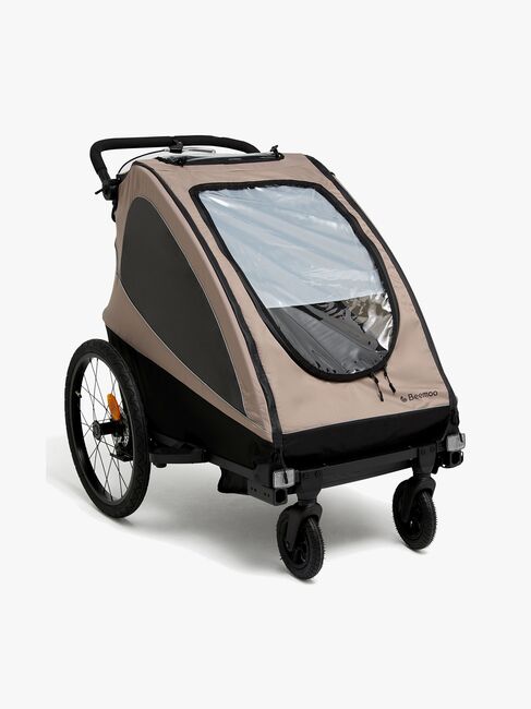 Beemoo Activity Sport Fahrradanhänger, Beige