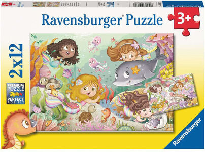 Ravensburger Puzzles Fairies And Mermaids 2x12 Teile