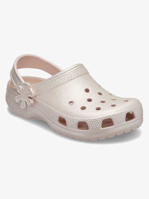 Crocs Classic Pearl Shine Pantoffeln, Quartz