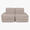MeowBaby Churros Sofa Basic, Pebble Beige
