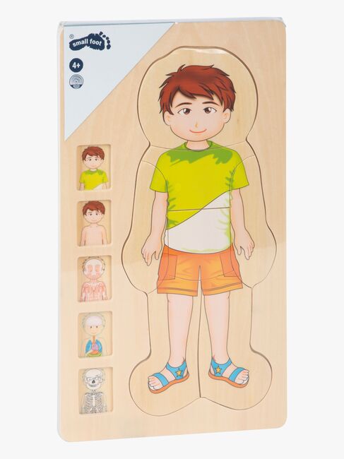 Small Foot Puzzle Anatomie, Grün