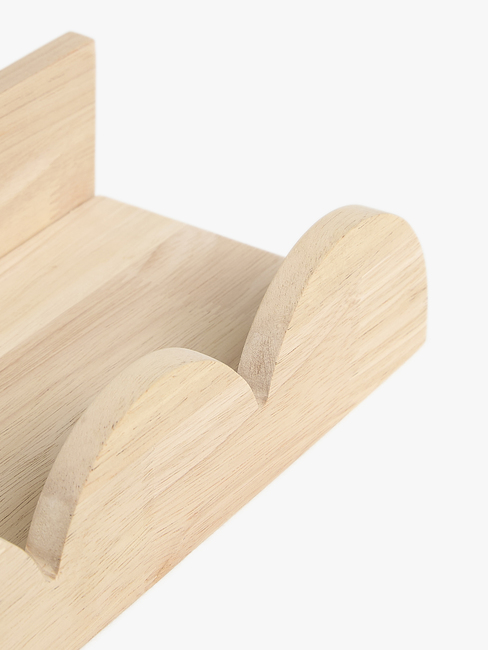 Alice & Fox Dune Wandregal, Natural Wood