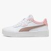 Puma Carina 3.0 Jr Sneaker, White/Sandstone