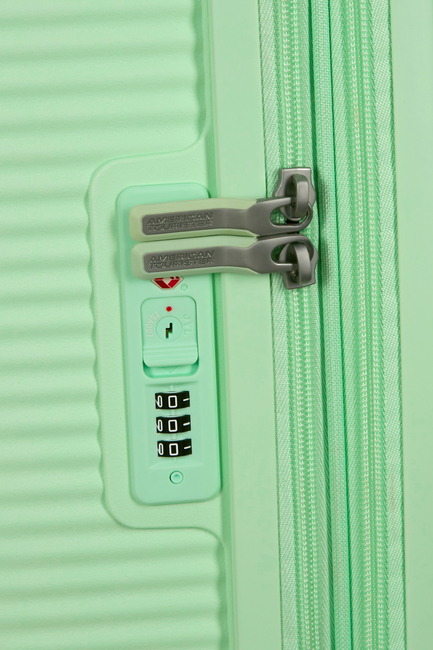 American Tourister Soundbox Spinner Reisekoffer 97L, Pastel Green