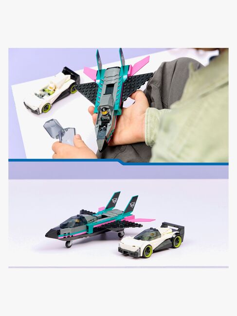 LEGO City 60489 Düsenflieger vs. Rennauto