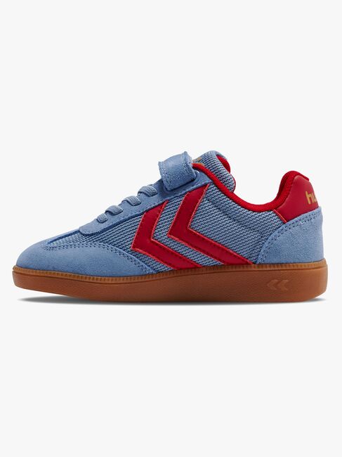 Hummel VM78 Cph Jr Sneaker, Faded Denim/Crimson