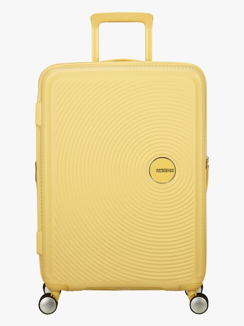 American Tourister Soundbox Spinner Reisekoffer 71,5L, Pastel Yellow