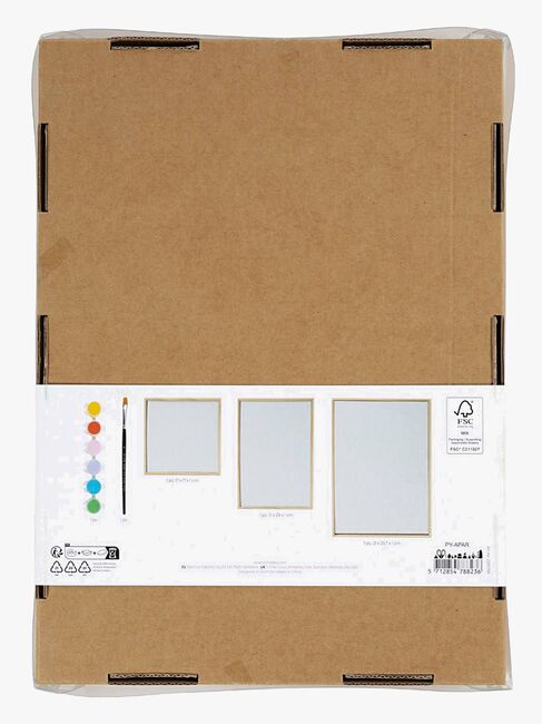 Creativ Company Leinwände 3er-Pack