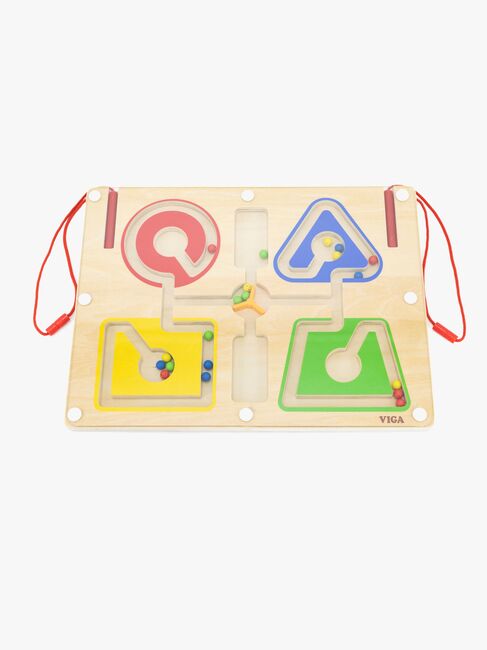 VIGA Magnet-Labyrinth & Zähl- und Farbsortierbrett