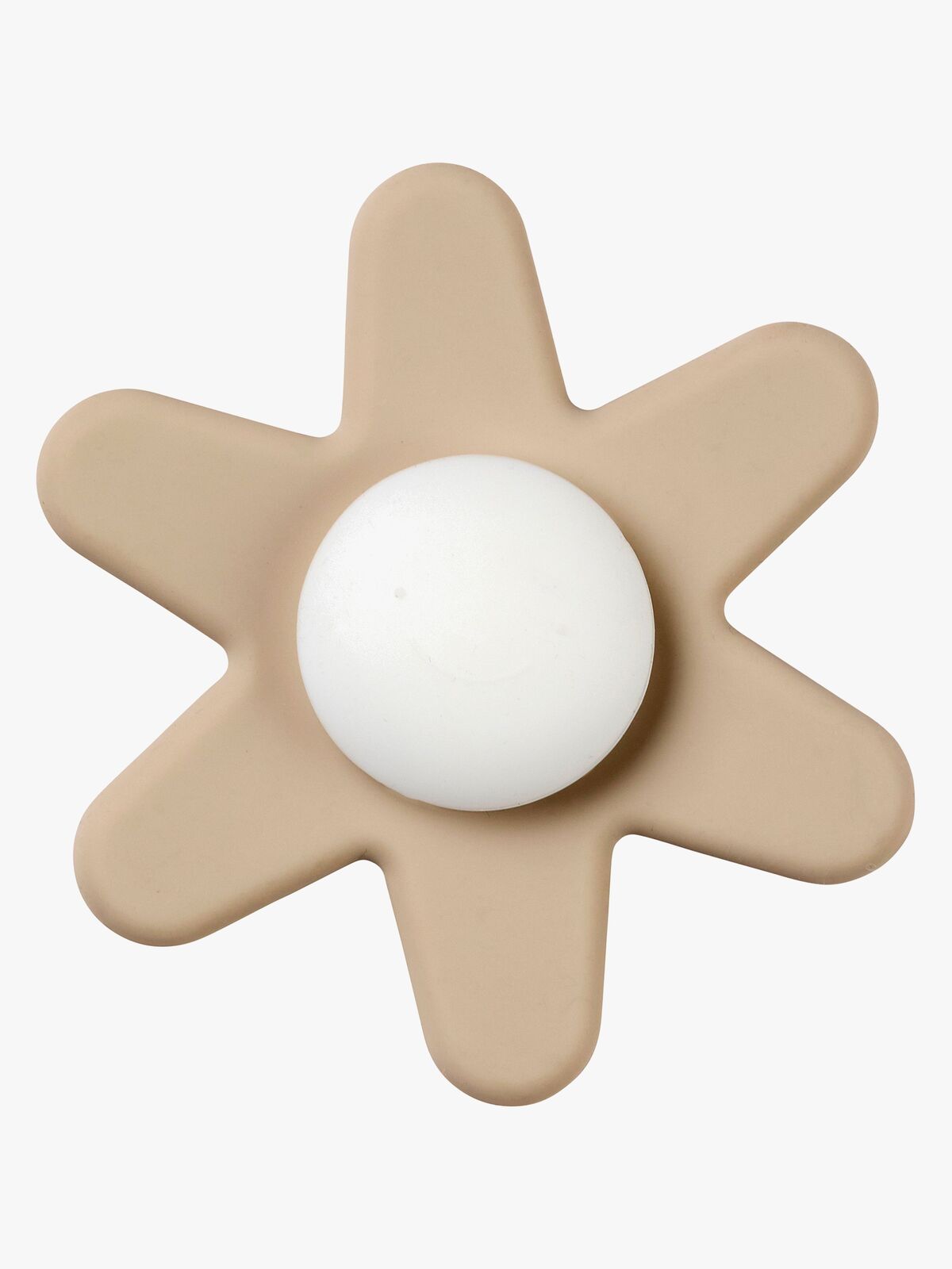 Nattou Soft Silicone Spinner mit Saugnapf, Clay
