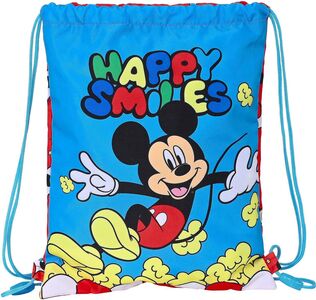 Disney Micky Maus Happy Smiles Turnbeutel 3 L, Red/Blue