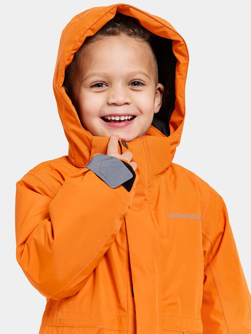 Didriksons Tundran Winterjacke, Orange Jam