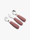 nuuroo Jana Besteck Set 3er-Pack, Mahogany