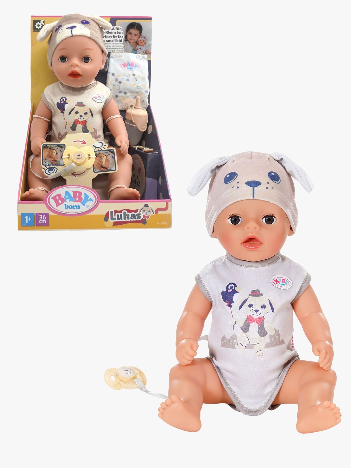 BABY born Puppe Lukas 36 cm