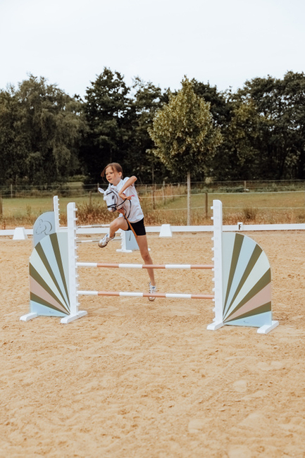 byASTRUP Seiten für Sprunghindernisse Gestreift 2 Teile