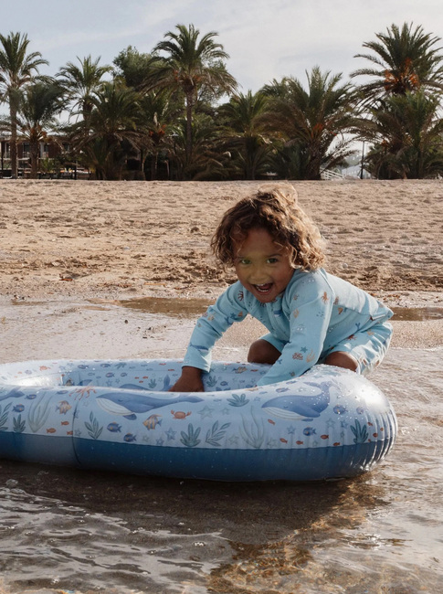 Little Dutch Schwimmmatratze Ocean World Boot, Blue