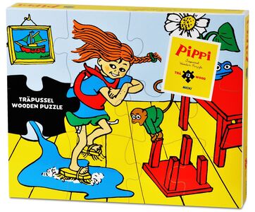Pippi Holzpuzzle 12 Teile
