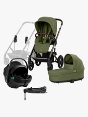 Cybex TALOS S Lux Kombikinderwagen inkl. Axkid GOKID Babyschale & Basis, Moss Green