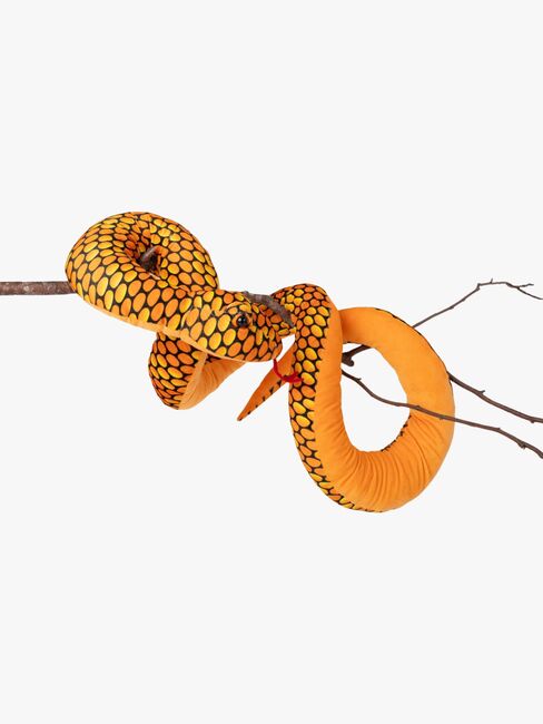 Teddykompaniet Plüschspielzeug Schlange 200 cm, Orange
