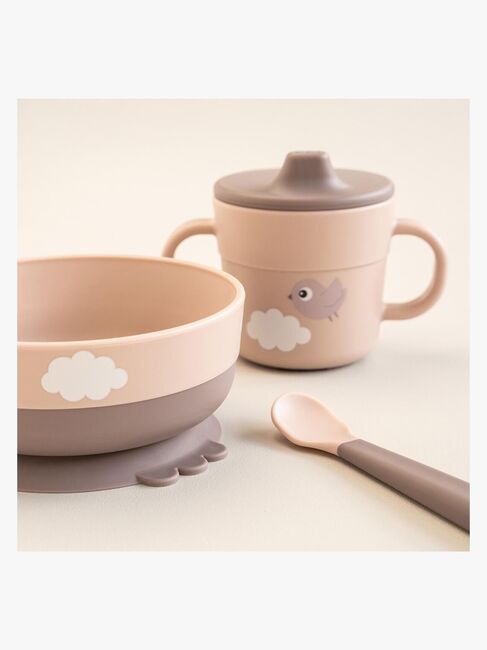 Done By Deer Foodie Geschirr-Set Happy Clouds, Powder