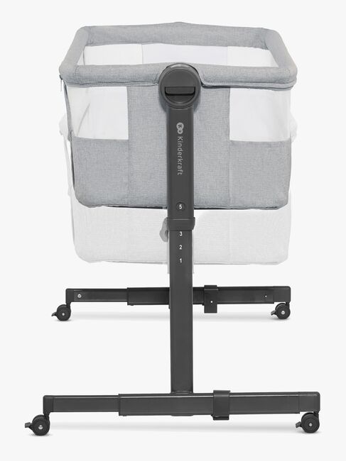 Kinderkraft Nestee Up 2 Beistellbett, Light Grey