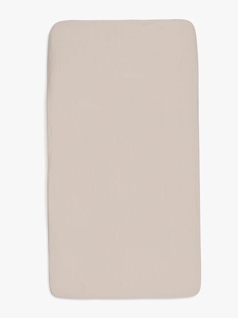 Jollein Spannbettlaken 2er-Pack 40x80, Oatmeal/Sand