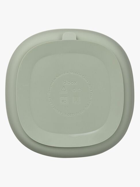 b.box Teller mit Deckel Silikon, Sage