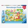 Ravensburger Puzzle Dinosaurier 2x12 Teile
