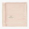 BabyMatex Leinen-Babydecke 75 x 100 cm, Rosa 
