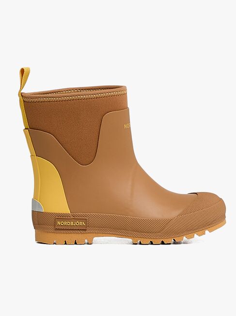 Nordbjörn Viskan Gefütterte Gummistiefel, Tobacco Brown/York Yellow