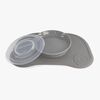 Twistshake Clickmat Mini Teller + Unterlage, Grau