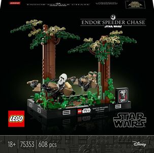 LEGO Star Wars 75353 Verfolgungsjagd Auf Endor – Diorama