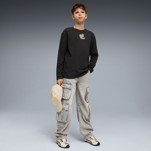 Puma MID90s Lockerer Pullover, Schwarz