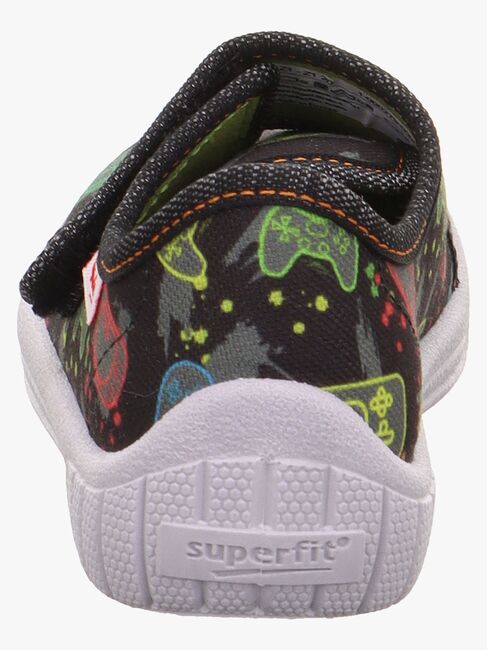 Superfit Bill Pantoffeln, Black/Multicoloured